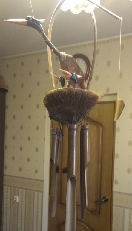 Ко мне сегодня прилтел аист!!!