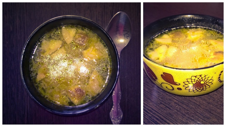 Home, sweet home. March 10. Dinner