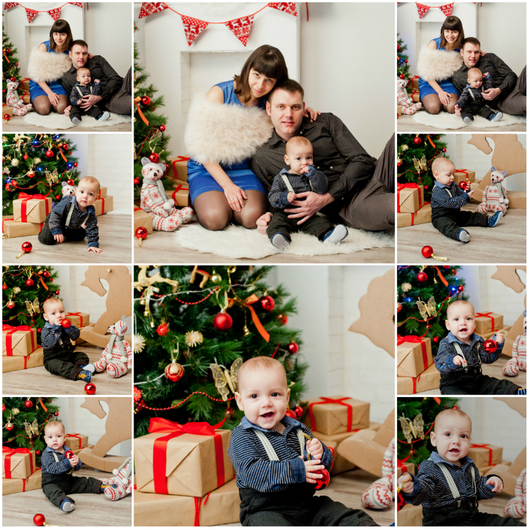 Новогодний фотосет)