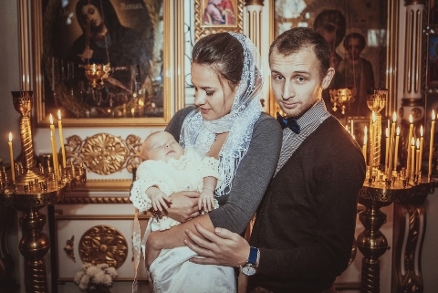 Наши крестины...
