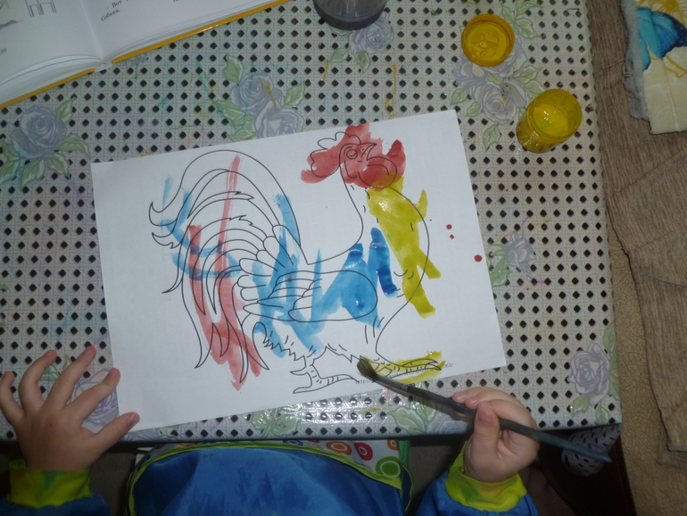 ТЗ "Петух и краски" (проект "Читаем и играем")