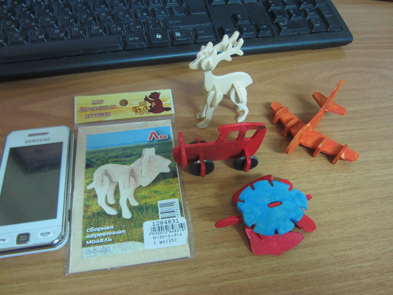 Деревянные раскраски