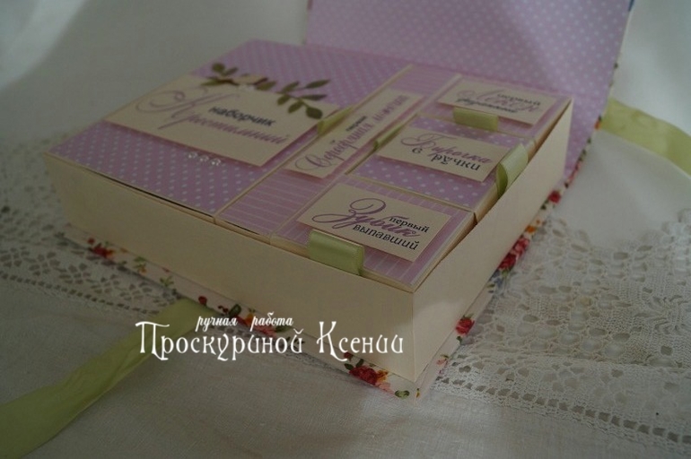 Очередная порция коробочек.