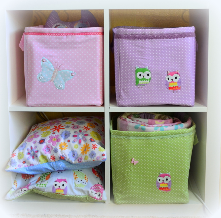 Текстильные корзиночки)