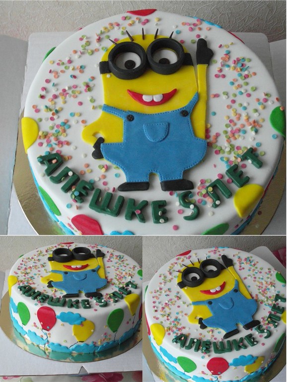 Миньончик на празднике