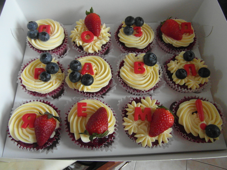 Пироженки йогуртовые