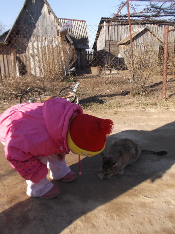 Настюша в деревне