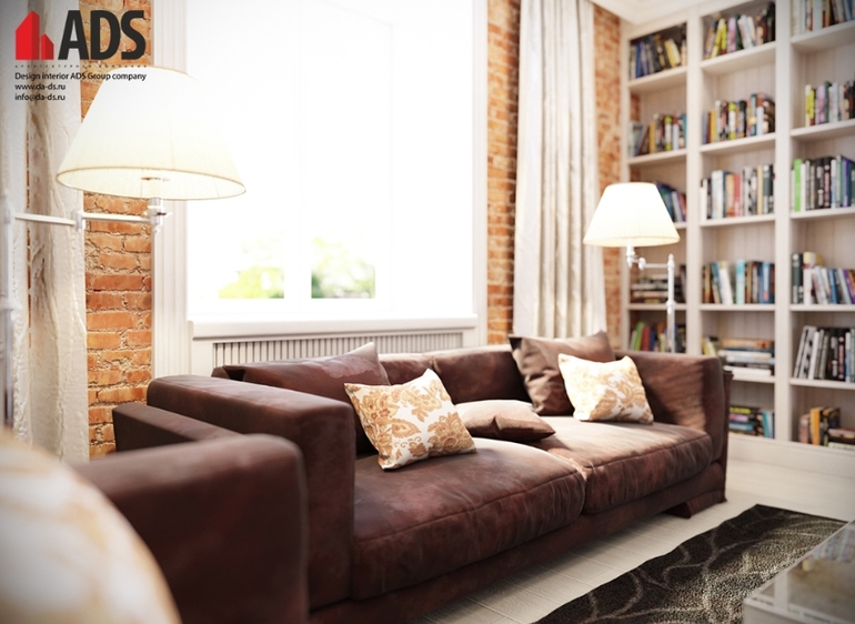 Дизайн интерьера холла и гостиной