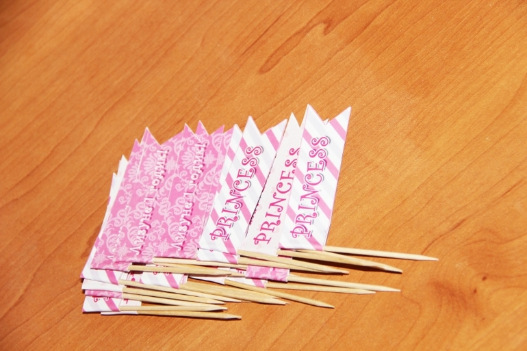 День рождения в стиле "Маленькая принцесса", бумажныая версия