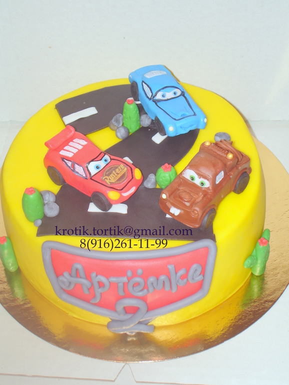 торт тачки
