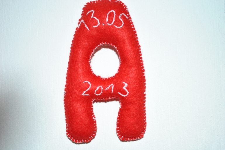 Растяжка из фетра для моего хулиганчика!