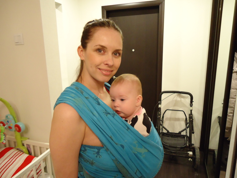 Ящерки мои! или Дождалась 1-й шарфик! )))