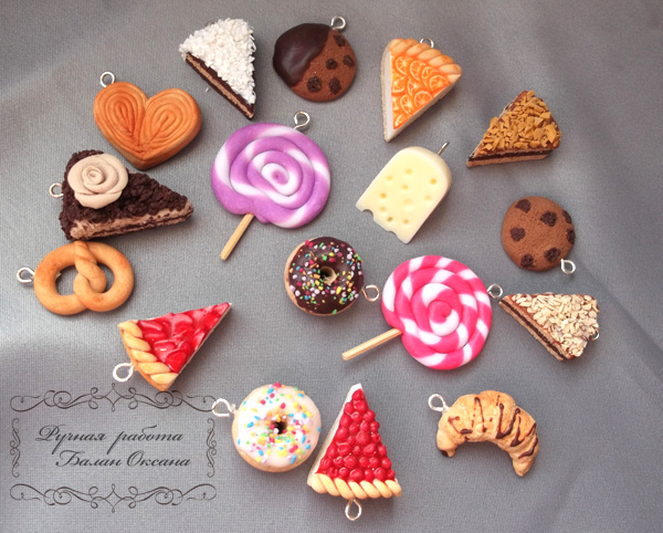 Интересный обмен (серьги, декор, кулинарная миниатюра)