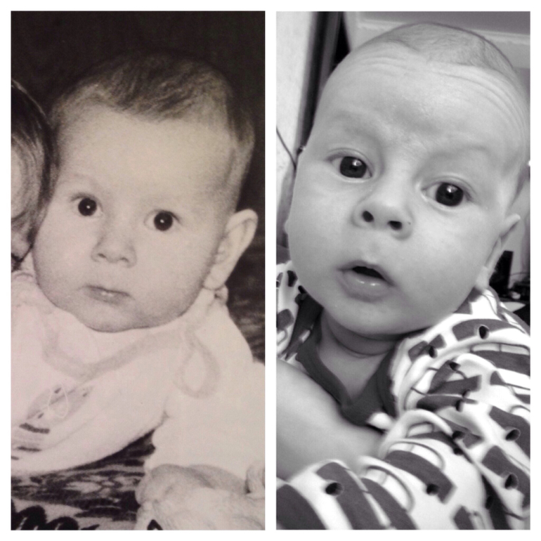 Папа и сын))