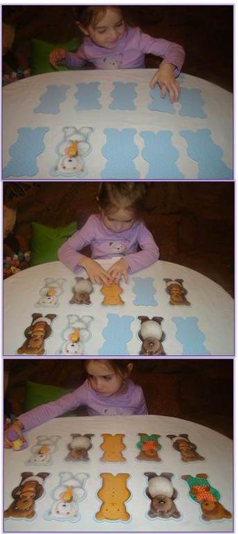 Моторика: Занятие 9 "Мишки для малышки"