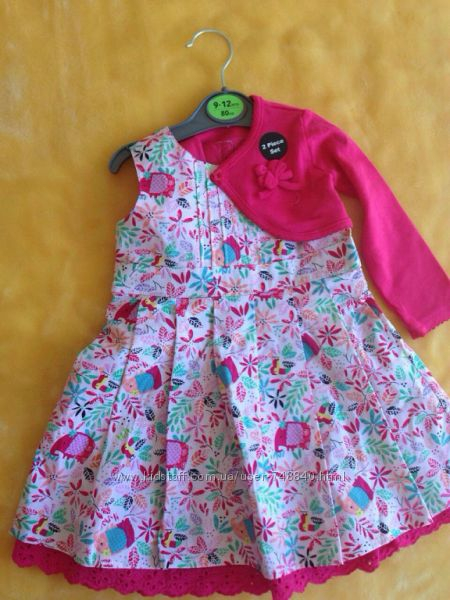 платье+болеро рост 80 см цена 260 гривен 100% котон