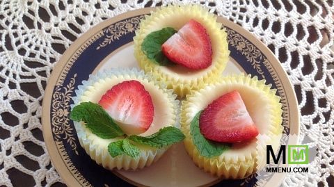 Маленькие лимонные чизкейки
