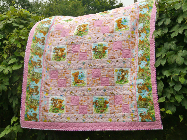 Детские лоскутные одеяла. Летняя фотосессия)