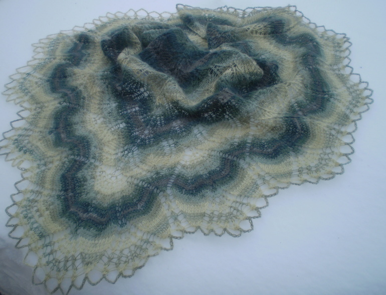 Свяжу шаль Харуни на заказ