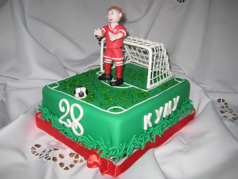 Торт для кума. Мой первый человечек(пропорции у меня страдают)))