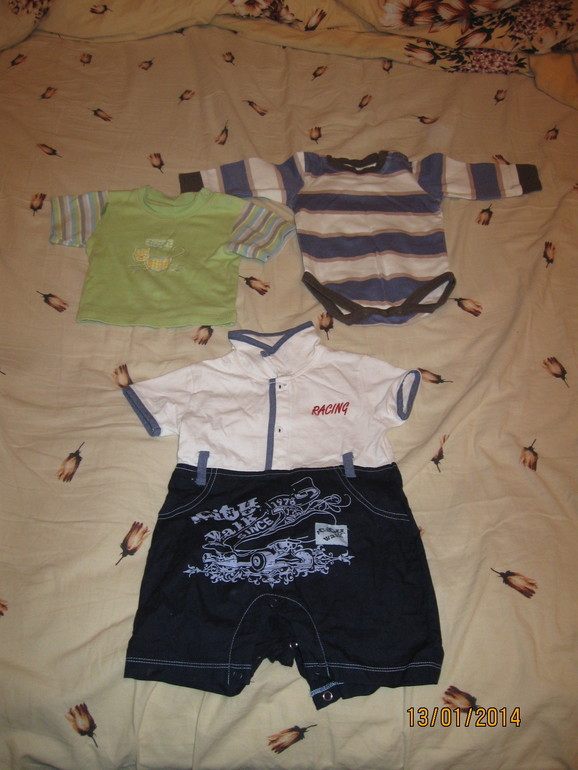 Детские вещи б/у пару раз и новые. Пакетом или по отдельности.