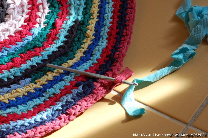 вяжу *бабушкин*коврик