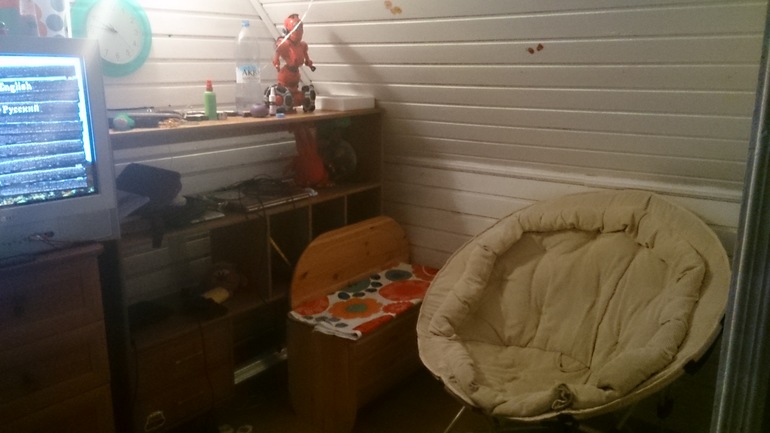 наш чердак на даче