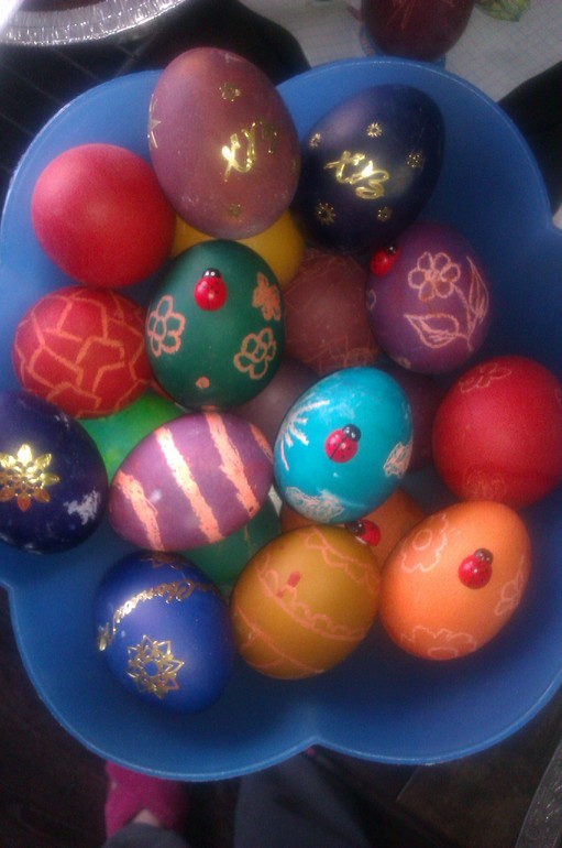 семейное пасхальное творчество)