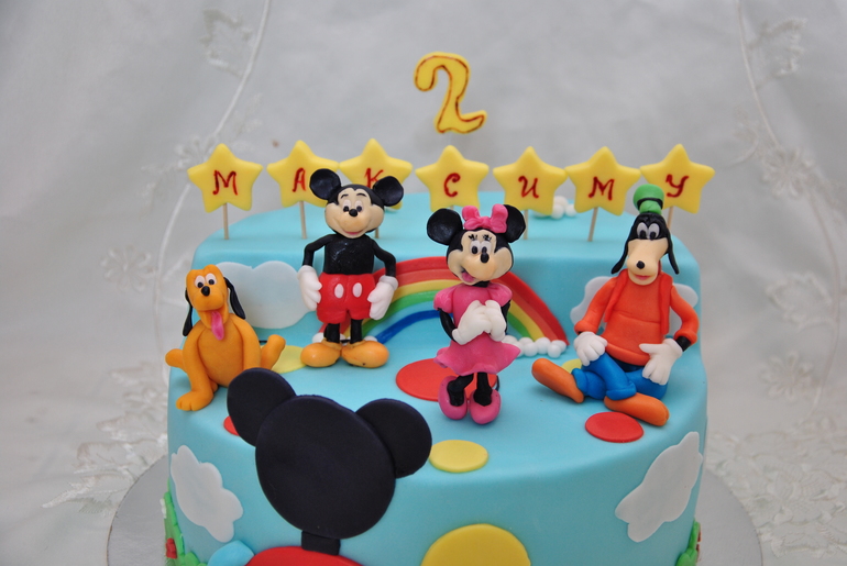 Детские "Микки Маус", " Маша и Медведь", Винни Пух" и единичка