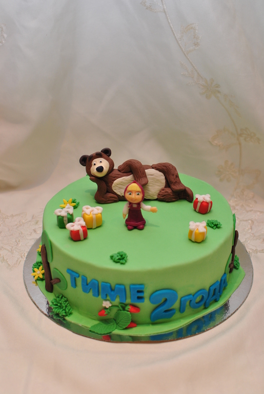 Торты детские: "Селестия", "Маша и медведь", Миньон"