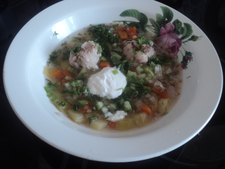 У нас было вчера)