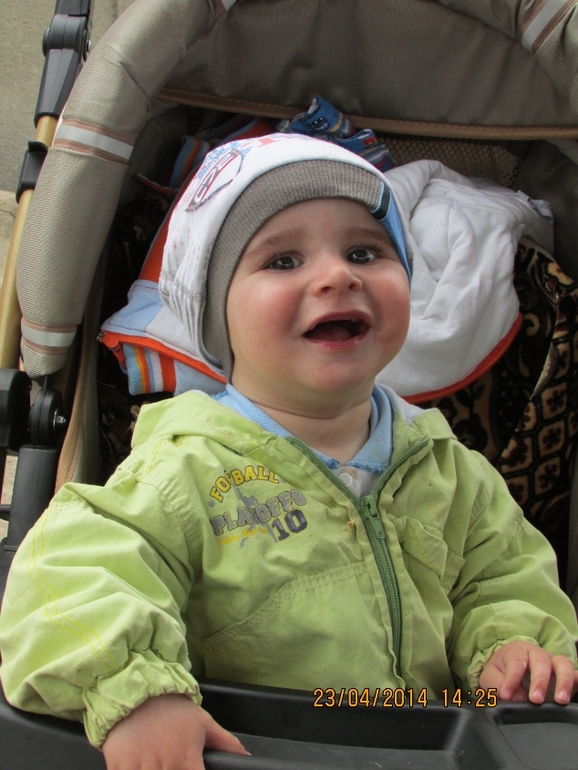 Мишка 8 мес, я и доця Машенька 7 лет