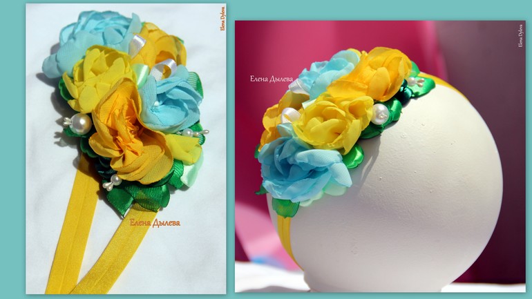 Повязки "Цветочная полянка"