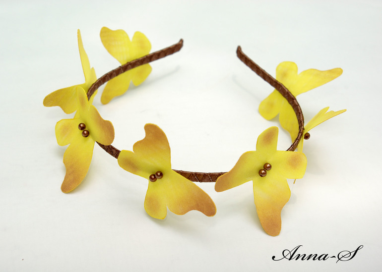 Нежные ободочки и веночки на голову для юных красавиц !