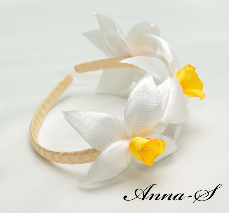 Нежные ободочки и веночки на голову для юных красавиц !