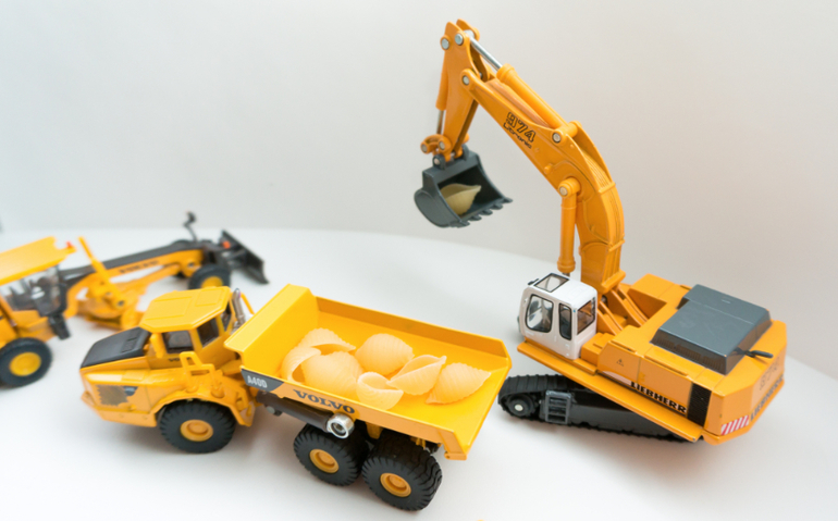 Строительная техника масштаб 1:87