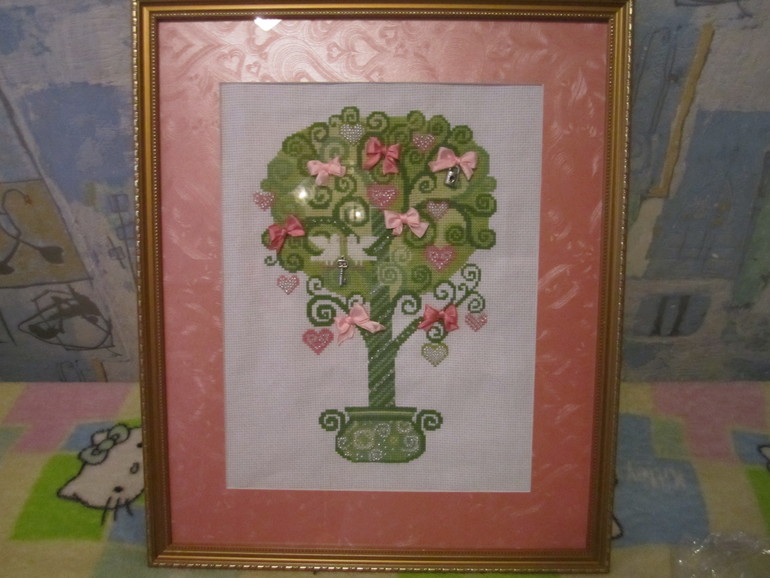 новые работы.метрика для сынка и для дочи дерево счастья.