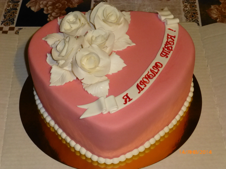 Розовое сердечко!