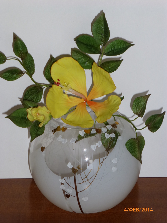 Цветочки с курсов!Жанночка спасибо!