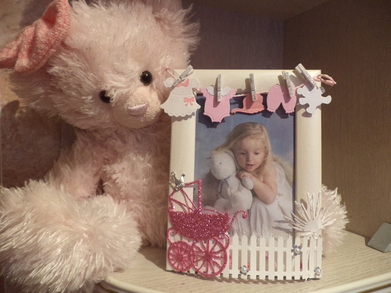 Рамка под фото для девочки(фото вечернее)