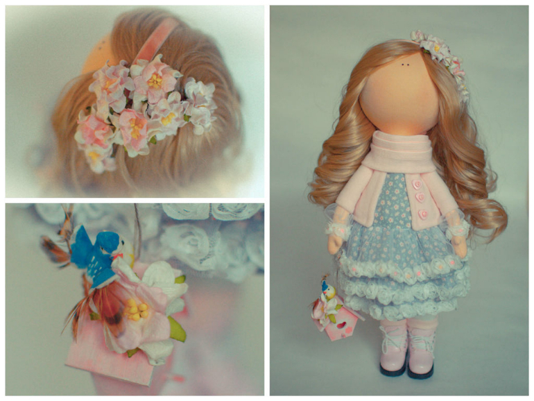 Куколка для маленькой девочки Настеньки)