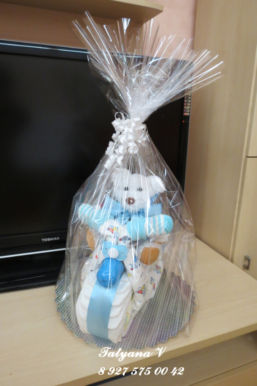 Тортики из памперсов