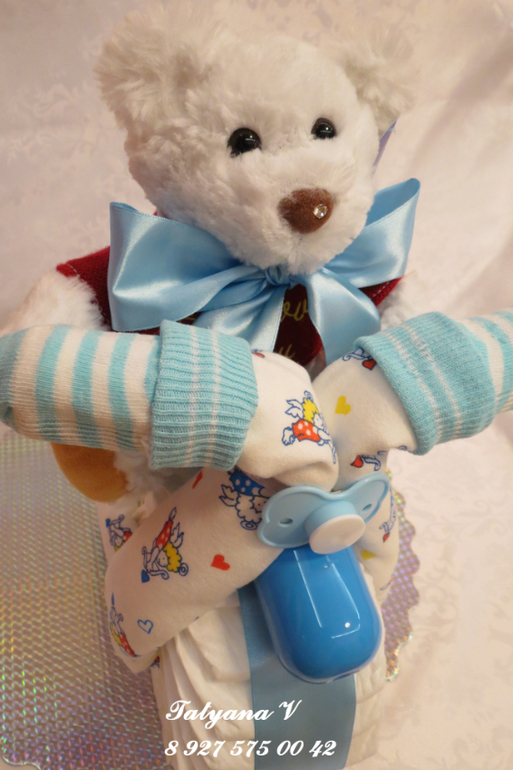 Тортики из памперсов