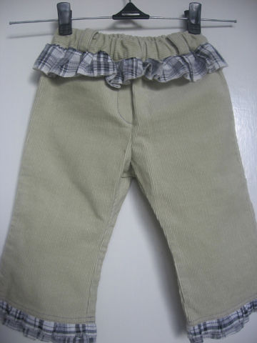 Брючки вельветовые.