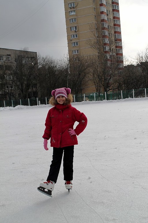 А после блинчиков на каток=) 02.03.14г.