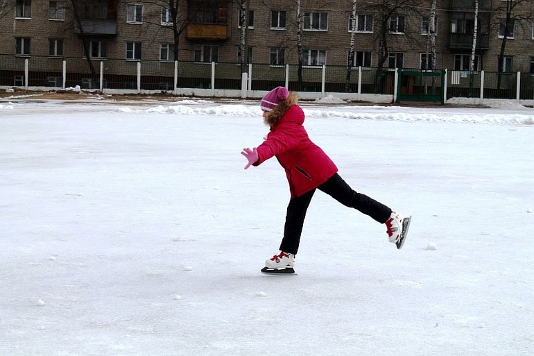 А после блинчиков на каток=) 02.03.14г.