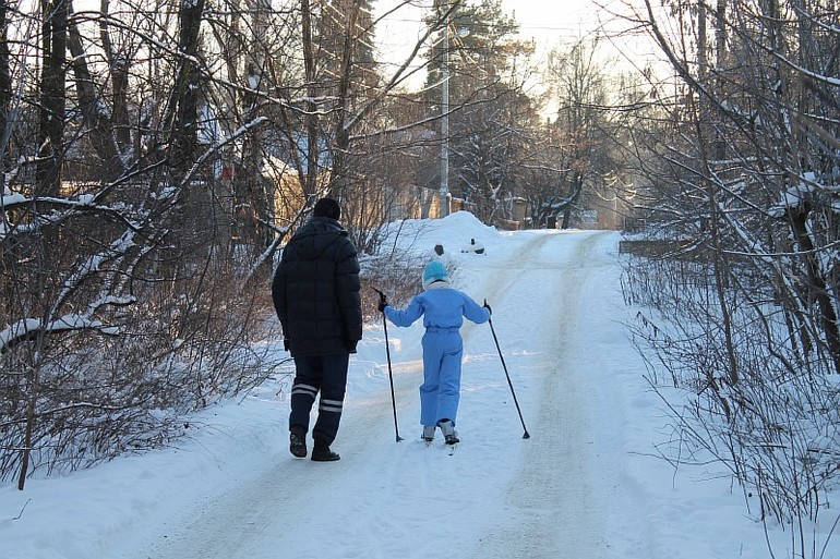 Ах, эти лыжи, лыжи=))) 21.01.14г.