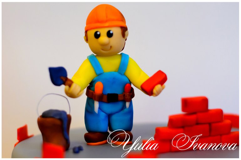 Торт на ДР строителя Сергея!