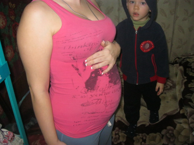 наш пузик в 13 неделек и 4 дня