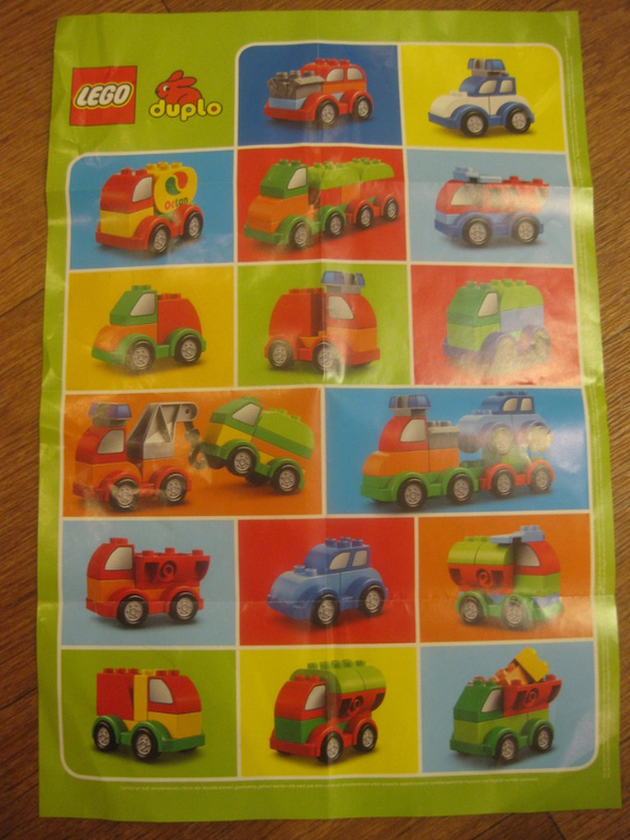 Конструктор Lego DUPLO "Машинки-трансформеры"